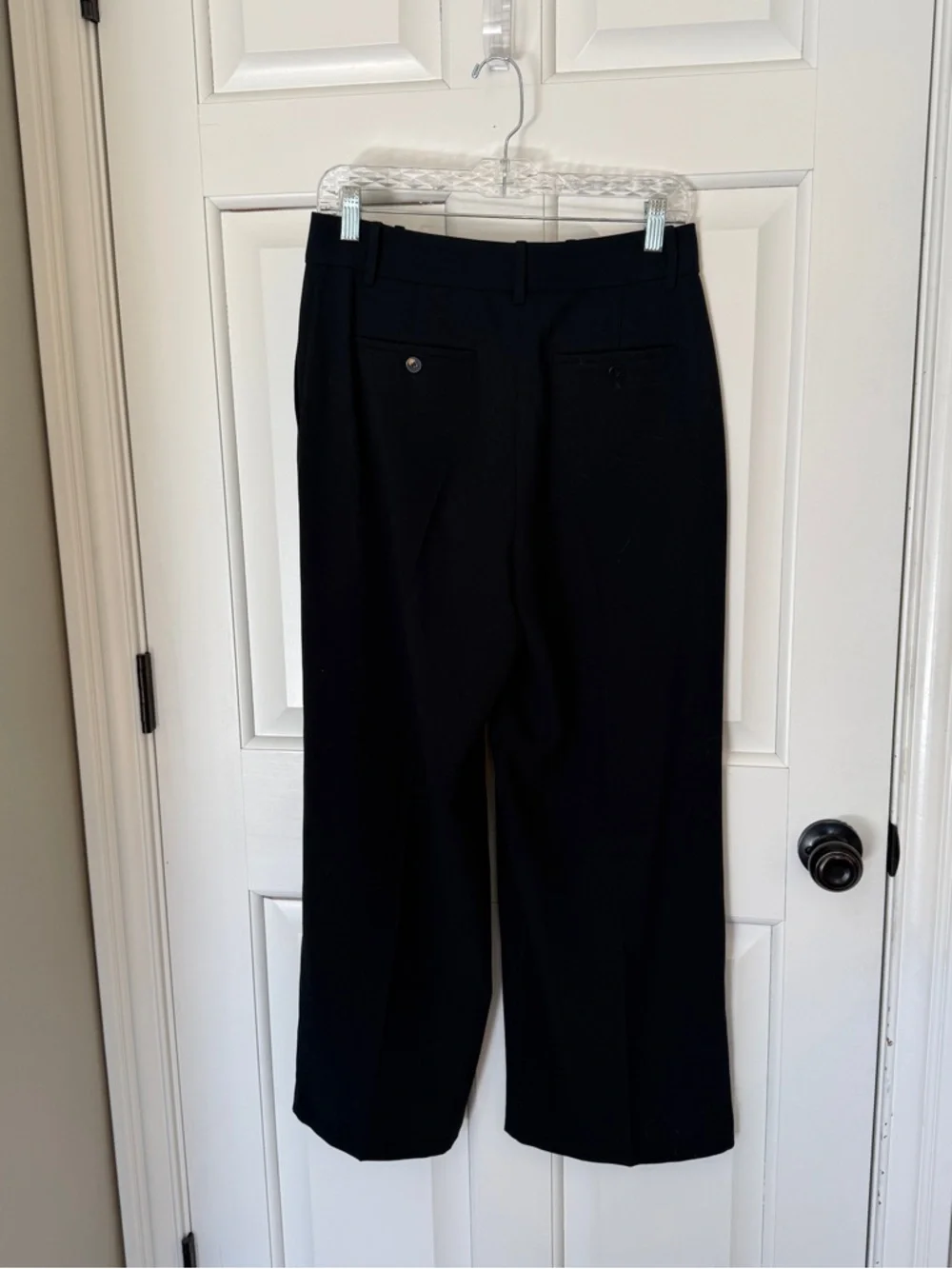 Theory Black Wide-Leg Pants - Picture 8 of 13